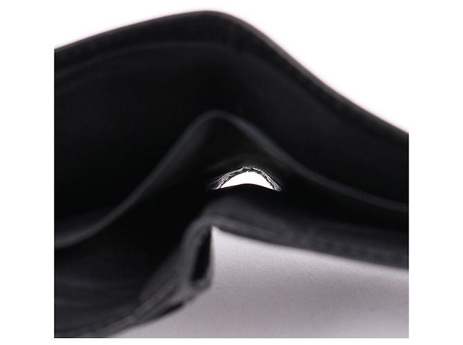 Gucci Portafoglio bi-fold da uomo con logo nero - vista 10