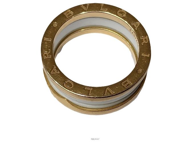 Bulgari Anello in ceramica Bianco - vista 5