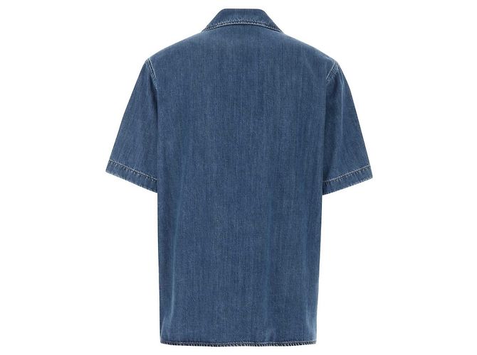 Valentino Refurbished Garavani Kurzarmhemd Größe Blau - Ansicht 2