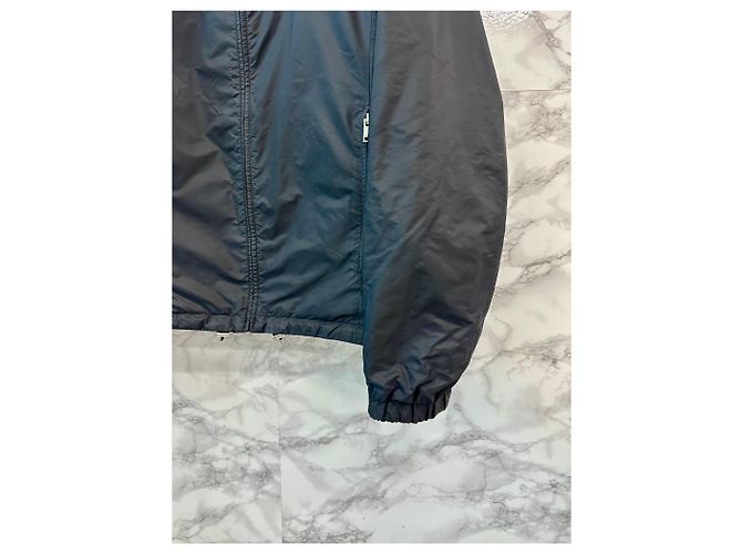 Prada Re-Nylon Reversible Triangle Logo Jacke Schwarz - Ansicht 5