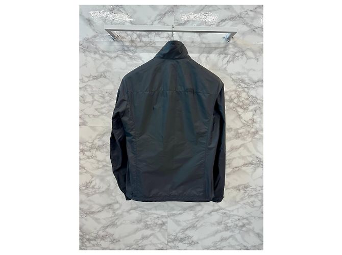 Prada Re-Nylon Reversible Triangle Logo Jacke Schwarz - Ansicht 6