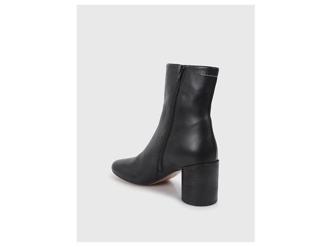 Maison Martin Margiela Botines anatómicos de piel Negro - vista 5