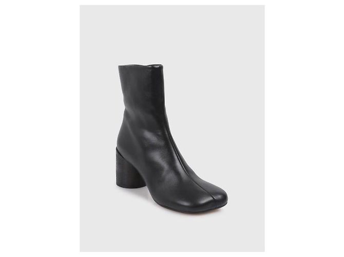 Maison Martin Margiela Botines anatómicos de piel Negro - vista 6