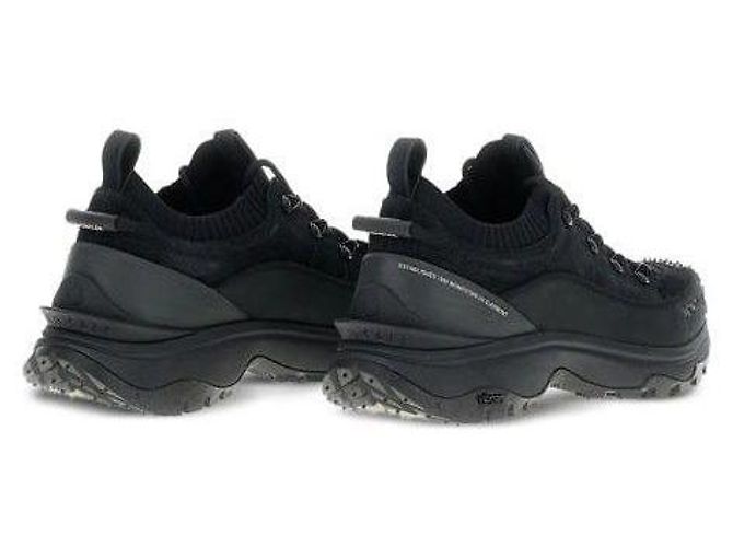 Moncler Sneakers in nubuck e scamosciato Trailgrip Nero - vista 5