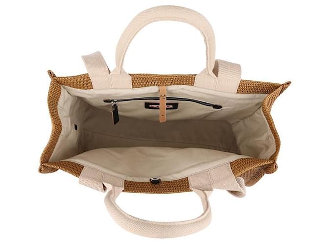 Marni Große Raphia-Tote-Bag Braun - Ansicht 7