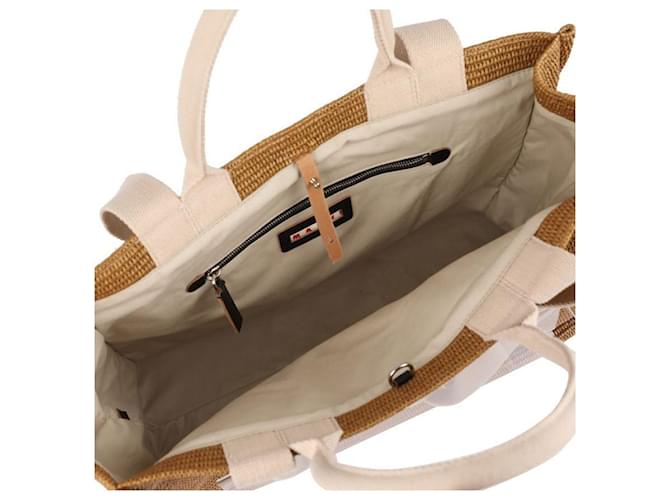 Marni Große Raphia-Tote-Bag Braun - Ansicht 8