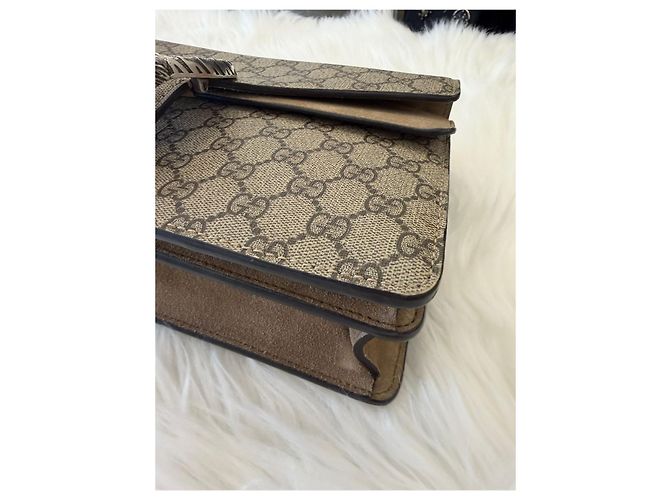 Gucci Borsa a Spalla Dionysus Small Marrone - vista 10