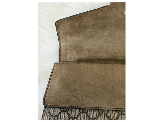 Gucci Borsa a Spalla Dionysus Small Marrone - vista 13
