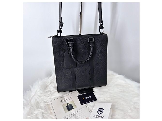 Louis Vuitton Borsa Trousseau Monogram Sac Tote Borsa a Tracolla Nero - vista 3