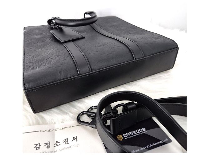 Louis Vuitton Borsa Trousseau Monogram Sac Tote Borsa a Tracolla Nero - vista 8