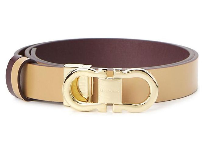 Salvatore Ferragamo Cintura reversibile da donna Gancini (taglio libero) Multicolore - vista 2