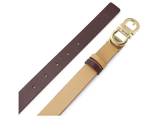Salvatore Ferragamo Cintura reversibile da donna Gancini (taglio libero) Multicolore - vista 5