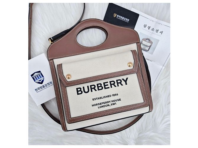 Burberry Mini borsa a tracolla in tela da donna Multicolore - vista 3