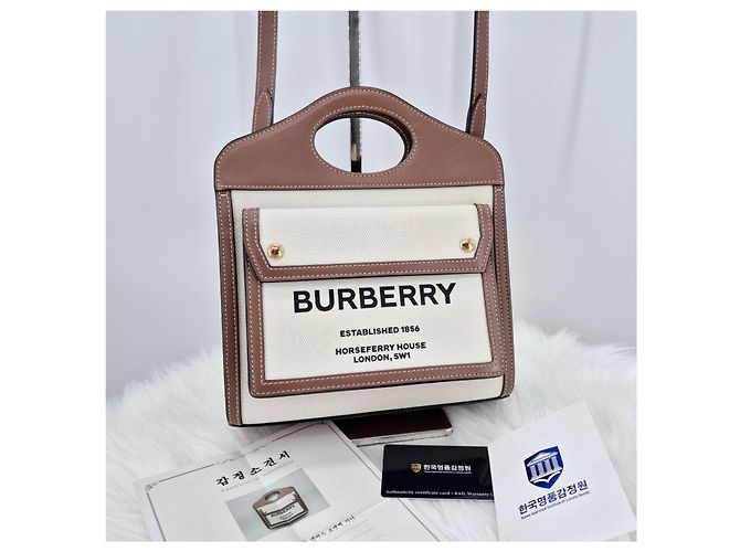 Burberry Mini borsa a tracolla in tela da donna Multicolore - vista 5