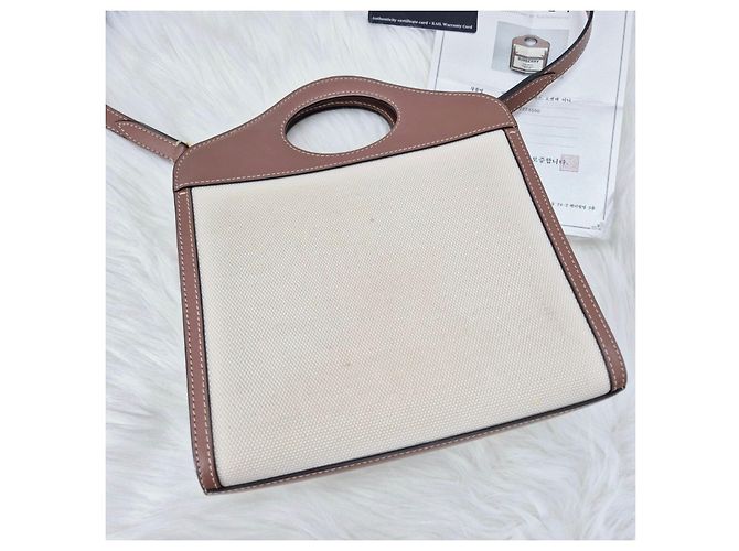 Burberry Mini borsa a tracolla in tela da donna Multicolore - vista 7