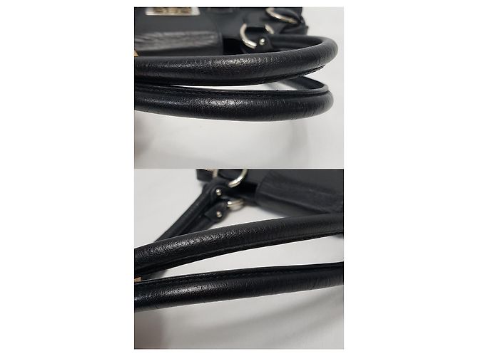 Salvatore Ferragamo Bolsa de ombro com detalhe Gancini Preto - vista 6