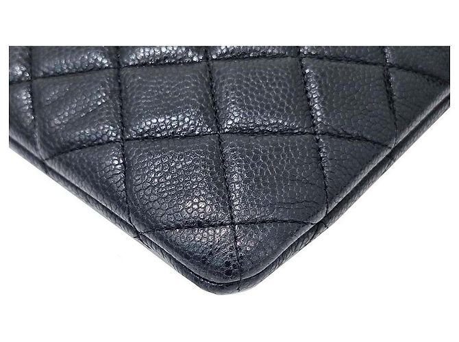 Chanel Clutch Caviar Large Azul - vista 6