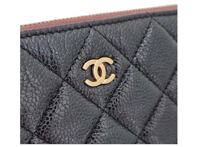 Chanel Clutch Caviar Large Azul - vista 7