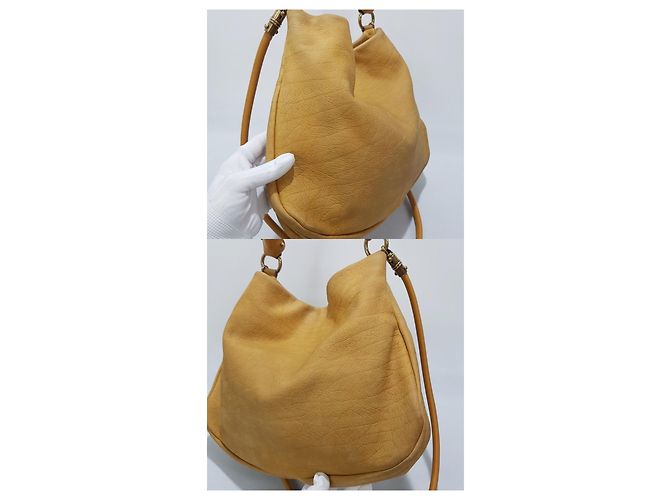 Salvatore Ferragamo Bolsa de ombro em couro nubuck com decoração de marca Marrom - vista 6