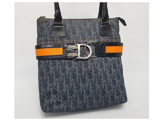 Dior Oblique Ring Schultertasche Blau - Ansicht 2