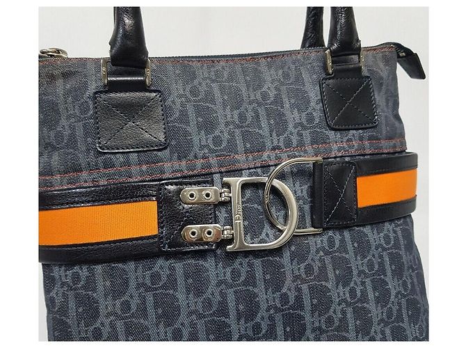 Dior Oblique Ring Schultertasche Blau - Ansicht 3