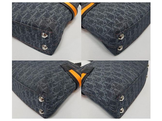 Dior Oblique Ring Schultertasche Blau - Ansicht 7