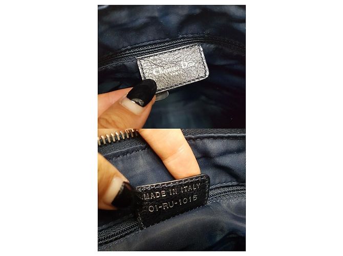 Dior Oblique Ring Schultertasche Blau - Ansicht 9