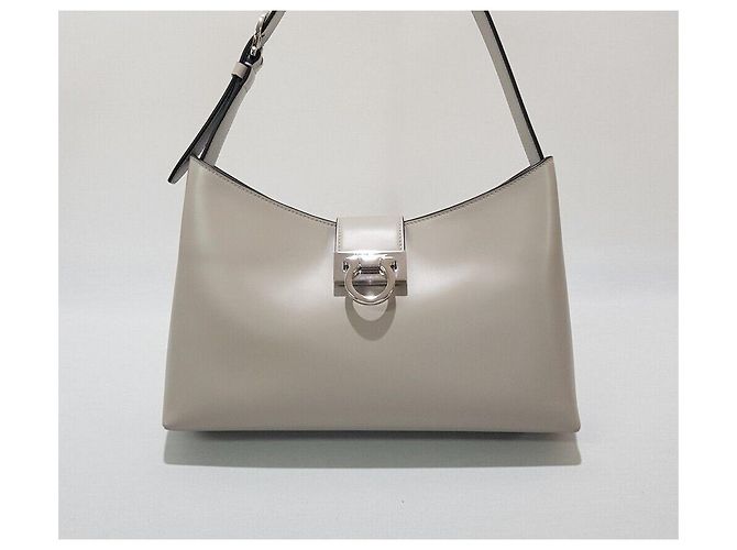Salvatore Ferragamo Borsa a tracolla hobo Gancini Tripolio - vista 2