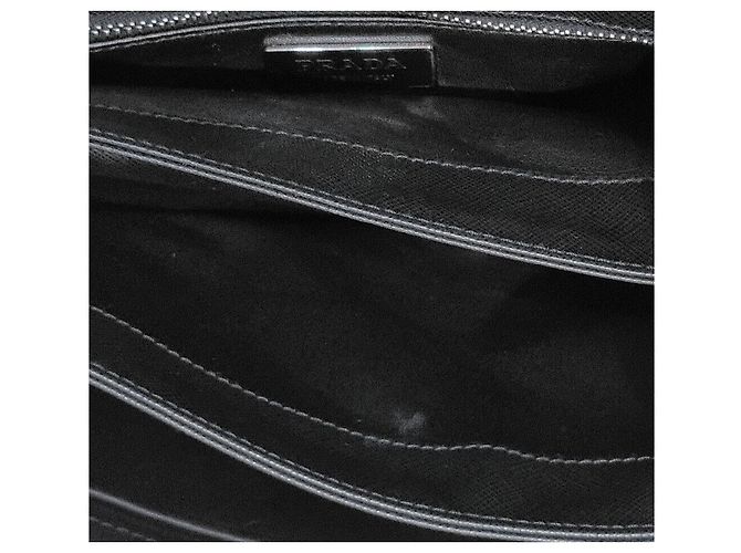 Prada Borsa a Spalla in Tessuto Saffiano - vista 7