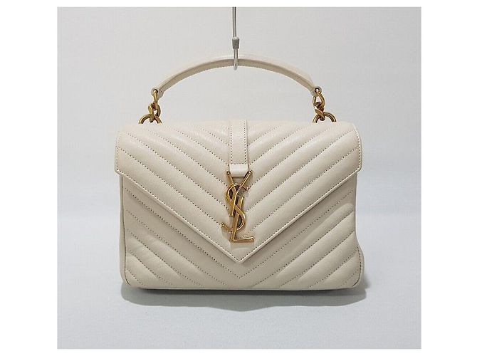 Saint Laurent Borsa a Spalla con Catena Monogram College - vista 2