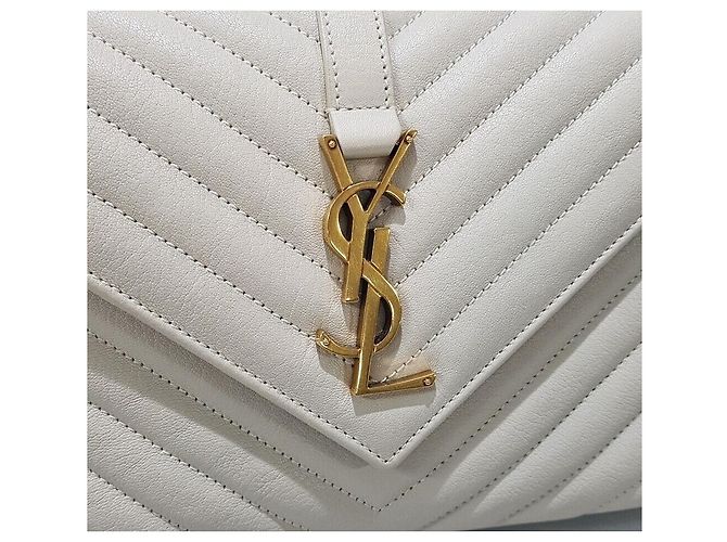 Saint Laurent Borsa a Spalla con Catena Monogram College - vista 3