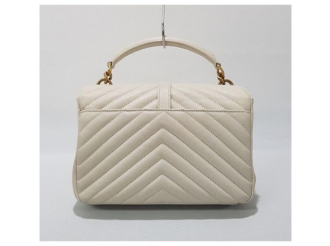 Saint Laurent Borsa a Spalla con Catena Monogram College - vista 5
