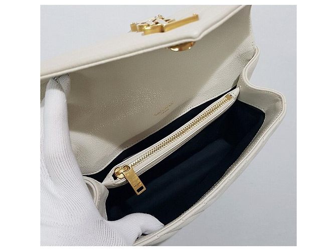 Saint Laurent Borsa a Spalla con Catena Monogram College - vista 8
