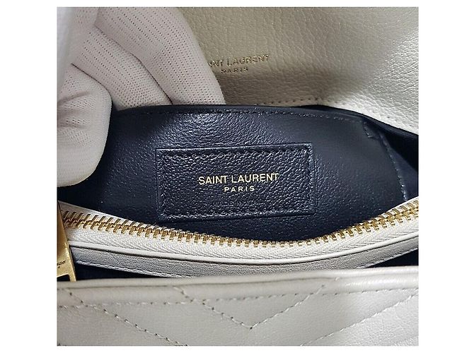 Saint Laurent Borsa a Spalla con Catena Monogram College - vista 9