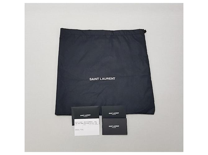 Saint Laurent Borsa a Spalla Monogram College Medium Nero - vista 10
