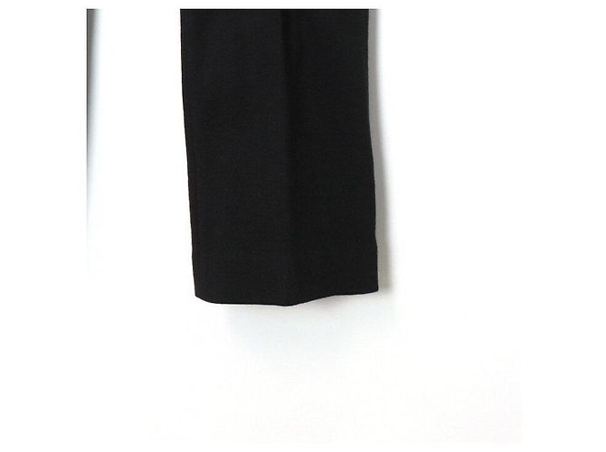 Louis Vuitton Pantaloni in lana e cotone neri Nero - vista 3