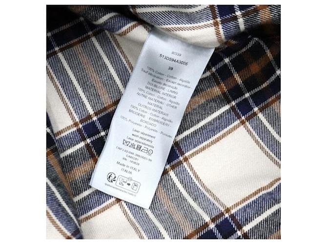 Dior Sovracamicia in twill di cotone da uomo Blu - vista 7