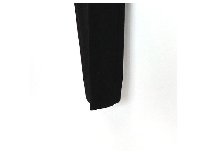 Louis Vuitton Pantaloni con zip in lana e cotone neri per uomo Nero - vista 3