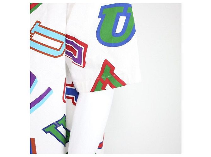 Louis Vuitton Sobrecamisa NBA Letters da uomo Bianco - vista 3