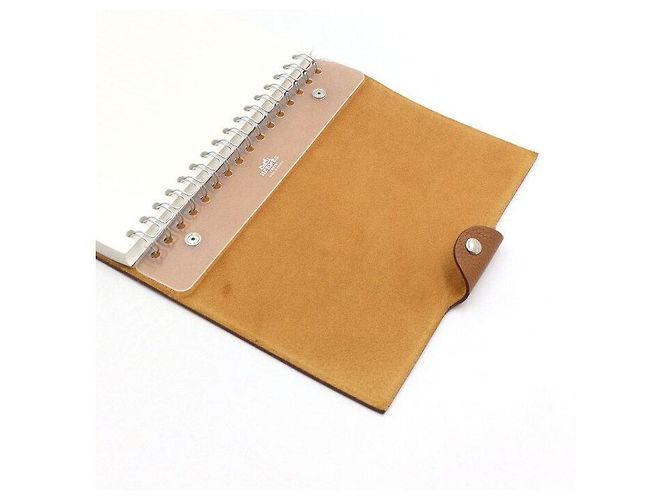 Hermès Ricariche per copertina taccuino Ulysse MM in Togo oro D'oro - vista 5