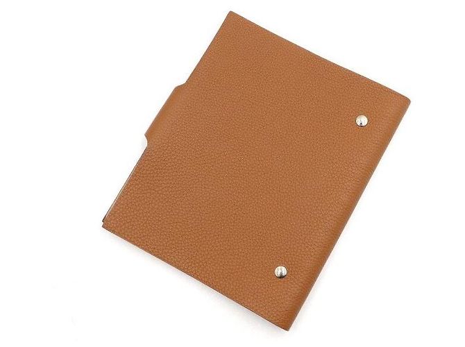 Hermès Ricariche per copertina taccuino Ulysse MM in Togo oro D'oro - vista 7