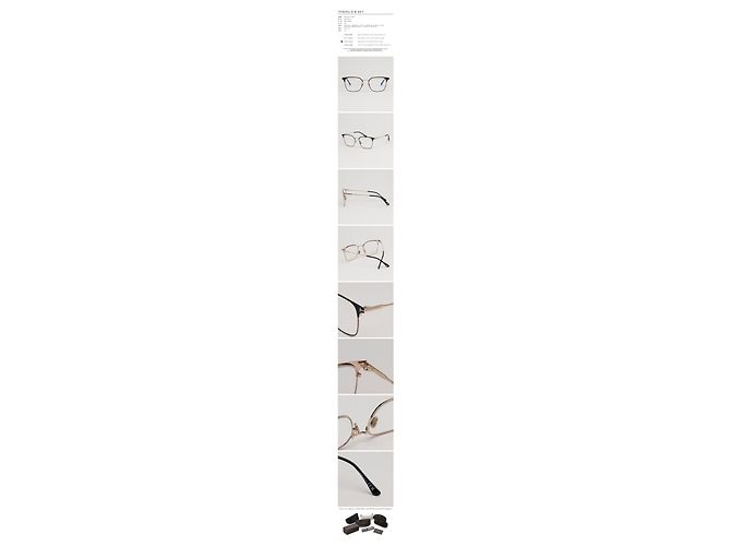 Tom Ford Blue Light Blocking Eyeglass Frame Lightweight Black Square Metal Frame - view 3