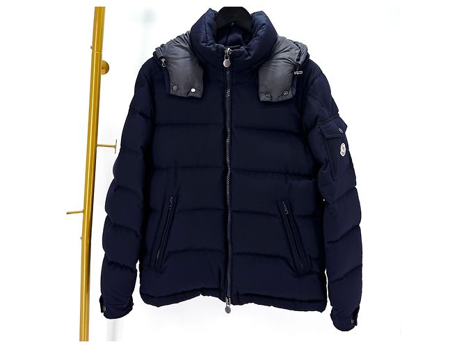 Moncler Montgenèvre Down Jacket Navy Blue - view 3