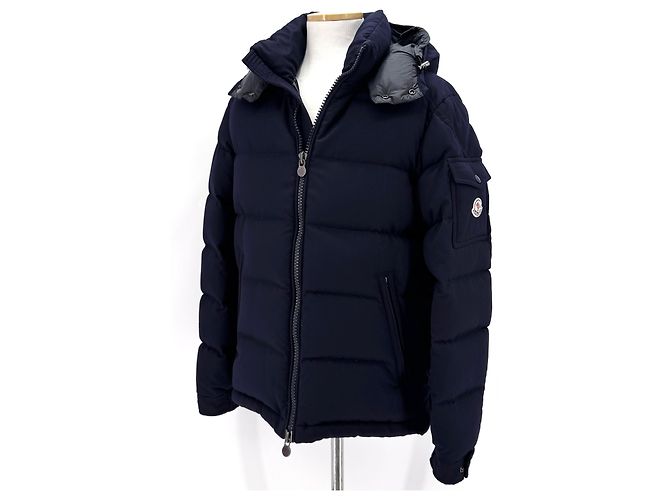 Moncler Montgenèvre Down Jacket Navy Blue - view 4