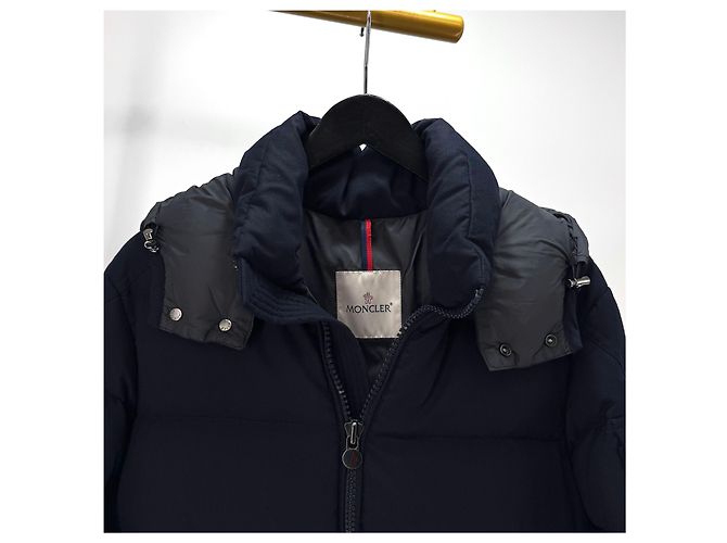 Moncler Montgenèvre Down Jacket Navy Blue - view 6
