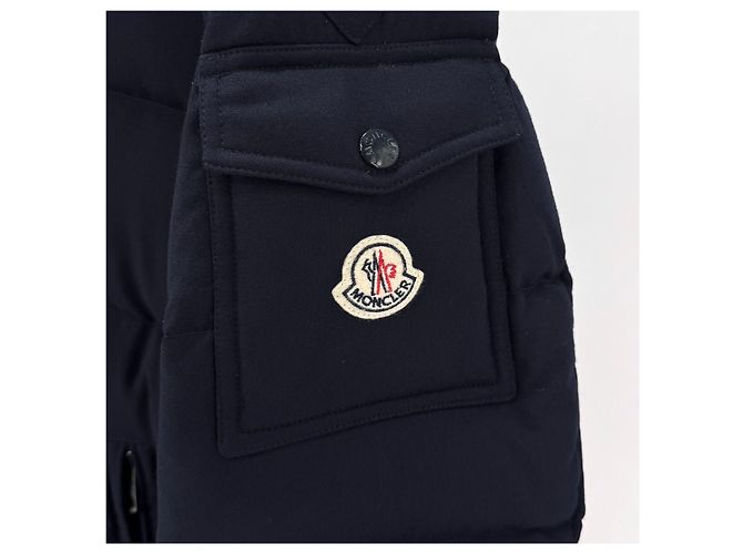 Moncler Montgenèvre Down Jacket Navy Blue - view 7