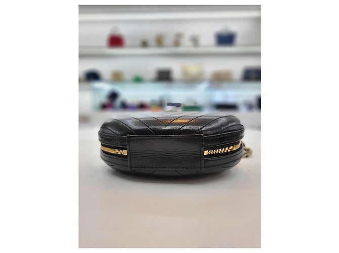 Chanel Borsa Rotonda Borsa Cilindrica Borsa da Sera a Tracolla SKU Nero - vista 15