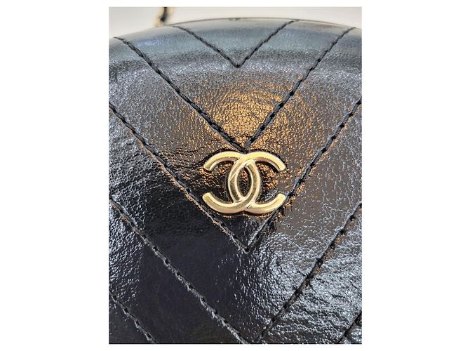 Chanel Borsa Rotonda Borsa Cilindrica Borsa da Sera a Tracolla SKU Nero - vista 19