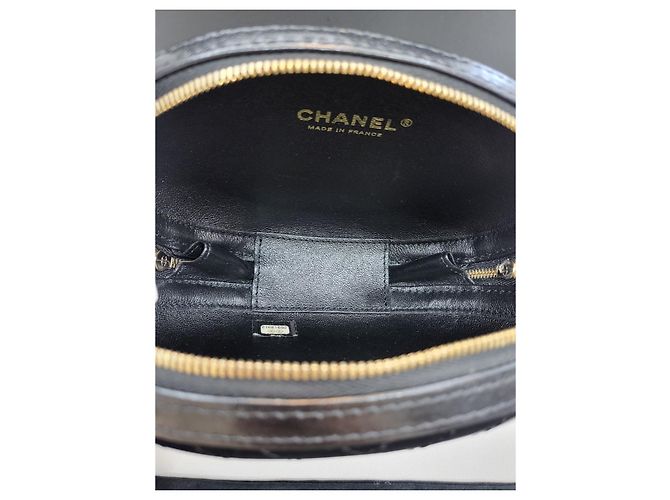 Chanel Borsa Rotonda Borsa Cilindrica Borsa da Sera a Tracolla SKU Nero - vista 8