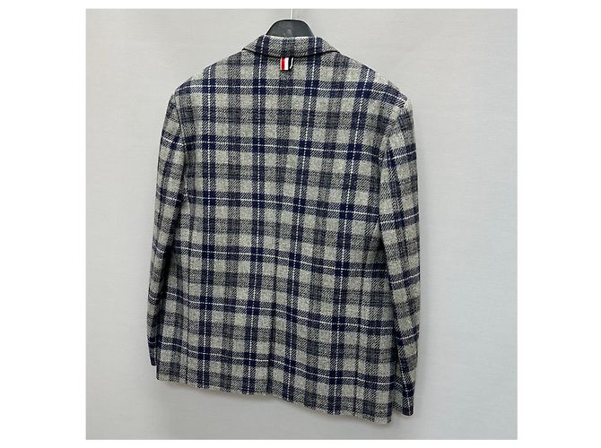 Thom Browne Checked Wool Jacket (Set-Up) Multiple colors - view 6